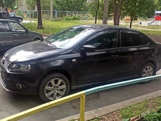 2011 Volkswagen Polo V, чёрный, 440000 рублей, вид 4