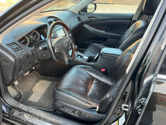 2012 Lexus ES 350 V Рестайлинг, чёрный, 1590000 рублей - вид 9