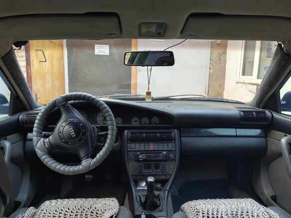 1992 Audi 100 S4 IV (C4), синий, 420000 рублей - вид 4