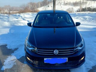 2018 Volkswagen Polo V Рестайлинг, чёрный, 1270000 рублей, вид 5