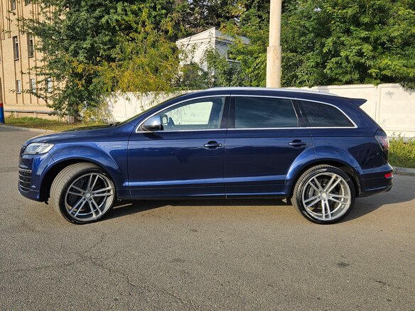 2009 Audi Q7 I (4L) Рестайлинг, синий, 4500000 рублей - вид 5
