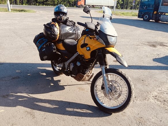 2000 BMW F 650 CS, жёлтый, 300000 рублей - вид 1