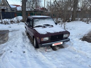 2007 Lada (ВАЗ) 2107, пурпурный, 120000 рублей, вид 2