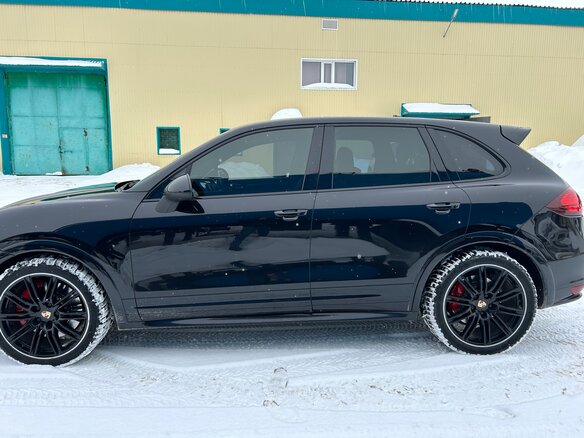 2013 Porsche Cayenne Turbo II (958), чёрный, 3000000 рублей - вид 4