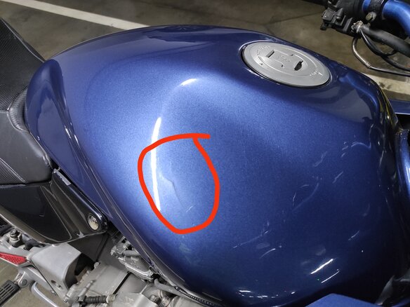 2000 Honda CB 600F Hornet, синий, 400000 рублей - вид 14