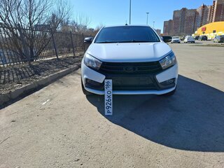 2021 Lada (ВАЗ) Vesta I, белый, 1150000 рублей, вид 2
