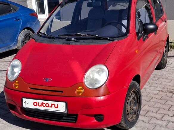 2007 Daewoo Matiz I Рестайлинг, красный, 100000 рублей