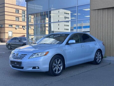 2008 Toyota Camry VI (XV40), голубой, 1250000 рублей, вид 3