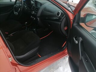 2013 Lada (ВАЗ) Kalina II, оранжевый, 720000 рублей, вид 4