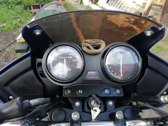 2012 Yamaha YBR125, синий, 160000 рублей - вид 2