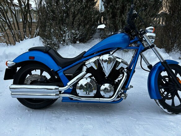 2016 Honda VT 1300CX Fury, синий, 696220 рублей - вид 4