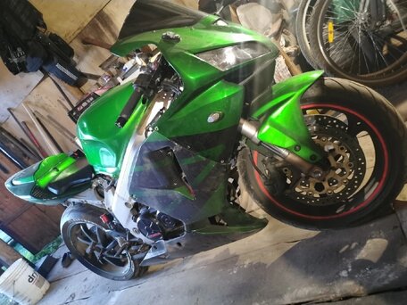 1994 Honda VFR 750, зелёный, 240000 рублей, вид 2
