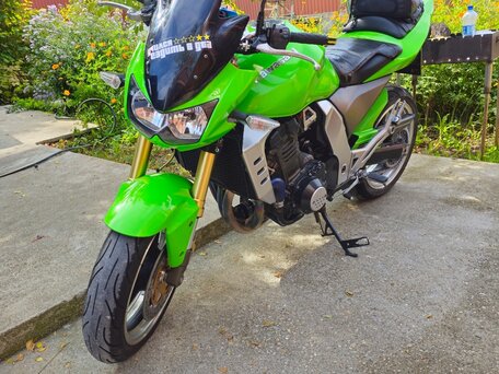 2005 Kawasaki Z 1000, зелёный, 650000 рублей, вид 2