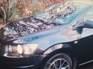 2014 Chevrolet Aveo II, чёрный, 700000 рублей, вид 4