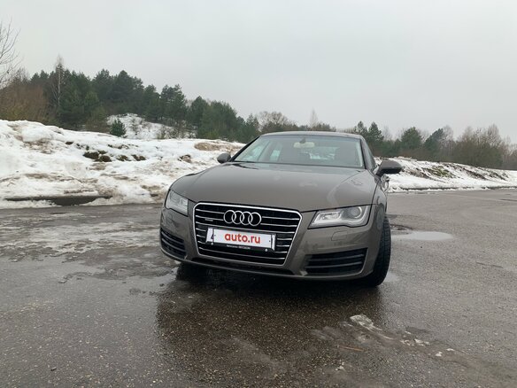 2010 Audi A7 I (4G), коричневый, 1500000 рублей - вид 1