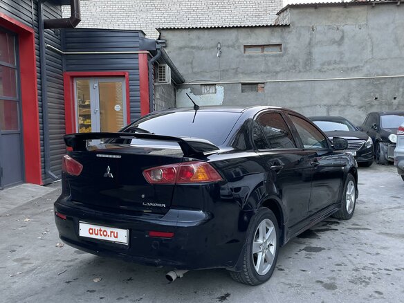 2008 Mitsubishi Lancer X, чёрный, 690000 рублей - вид 4