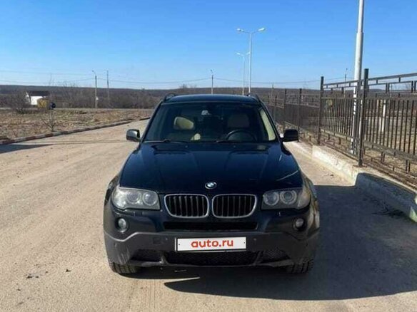 2008 BMW X3 20d I (E83) Рестайлинг, чёрный, 1100000 рублей