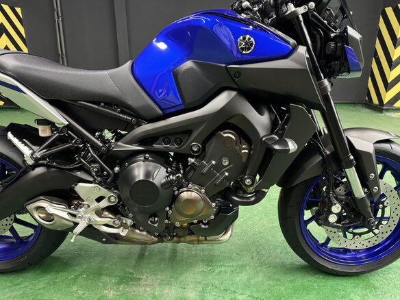 2017 Yamaha MT-09 (FZ-09), синий, 875000 рублей - вид 9