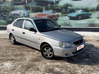 2004 Hyundai Accent ТагАЗ II, серебристый, 315000 рублей, вид 4