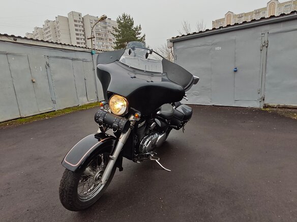 2004 Suzuki Intruder VL 400 Classic, чёрный, 345000 рублей - вид 9