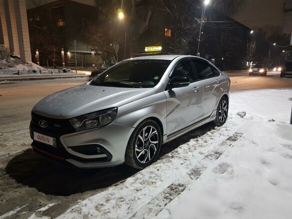 2019 Lada (ВАЗ) Vesta Sport I, серебристый, 1400000 рублей - вид 2