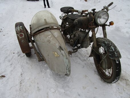 1953 BMW R 12, чёрный, 650000 рублей, вид 3