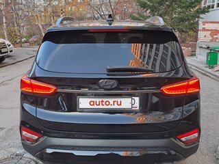 2019 Hyundai Santa Fe IV, чёрный, 3900000 рублей, вид 3
