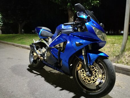 2000 Honda CBR 929RR Fireblade, синий, 310000 рублей, вид 1