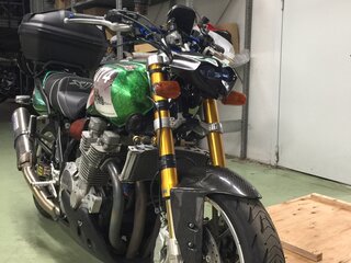 2001 Yamaha XJR1300, зелёный, 780000 рублей, вид 4