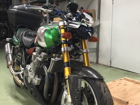 2001 Yamaha XJR1300, зелёный, 780000 рублей, вид 4