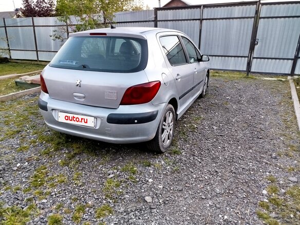 2004 Peugeot 307 I, серебристый, 180000 рублей - вид 2