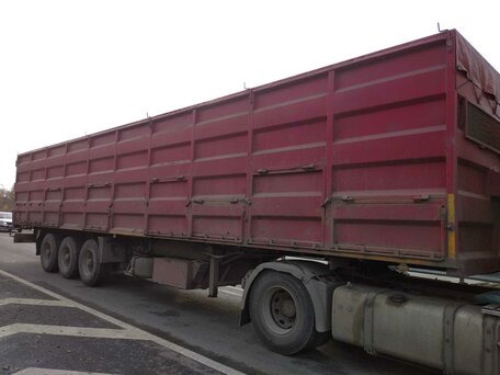 1991 Fruehauf Полуприцеп-бортовой, красный, 1500000 рублей, вид 4