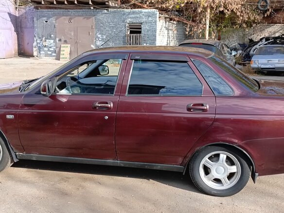 2012 Lada (ВАЗ) Priora I, красный, 265000 рублей - вид 6
