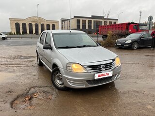 2012 Renault Logan I Рестайлинг, серый, 310000 рублей, вид 4