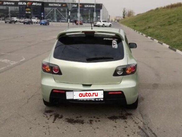 2008 Mazda 3 I (BK) Рестайлинг, золотистый, 299000 рублей - вид 2
