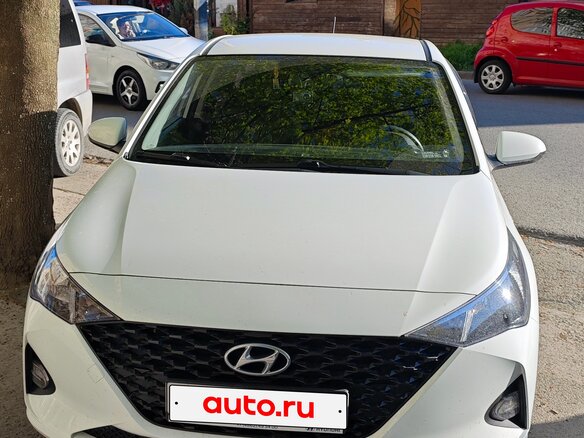 2020 Hyundai Solaris II, белый, 1600000 рублей