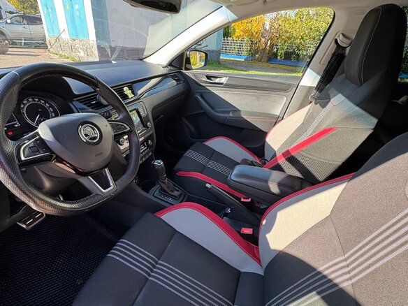 2017 Skoda Rapid I Рестайлинг, красный, 1250000 рублей - вид 5