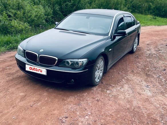 2007 BMW 7 серии 730i IV (E65/E66) Рестайлинг, чёрный, 850000 рублей - вид 1