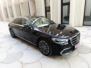 2021 Mercedes-Benz S-Класс 350 d Long 4MATIC VII (W223), чёрный, 7700000 рублей, вид 2