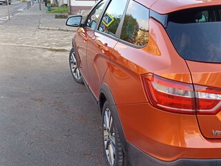 2020 Lada (ВАЗ) Vesta SW Cross I, оранжевый, 1730000 рублей, вид 1