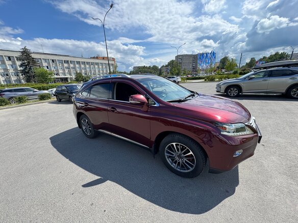 2012 Lexus RX 270 III Рестайлинг, красный, 2020000 рублей - вид 1