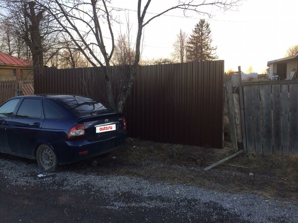 2011 Lada (ВАЗ) Priora I, синий, 110000 рублей - вид 1