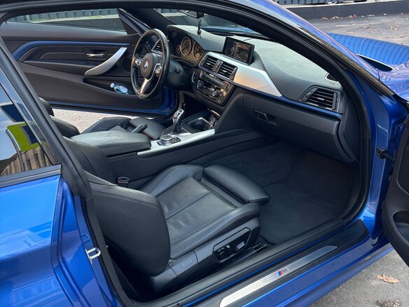 2015 BMW 4 серии 420d F32/F33/F36, синий, 2600000 рублей - вид 8