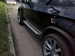 2007 BMW X5 3.0si II (E70), чёрный, 1500000 рублей, вид 4