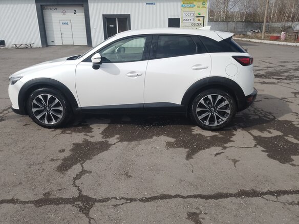 2018 Mazda CX-3 I Рестайлинг, белый, 1640000 рублей - вид 4