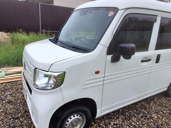 2019 Honda N-VAN, белый, 750000 рублей - вид 2