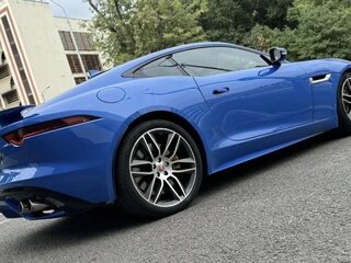 2018 Jaguar F-Type R I Рестайлинг, голубой, 7000000 рублей, вид 3