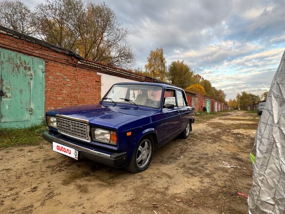 2011 Lada (ВАЗ) 2107, синий, 330000 рублей