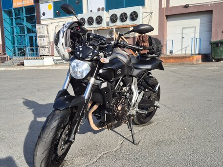 2014 Yamaha MT-07 (FZ-07), чёрный, 590000 рублей, вид 2
