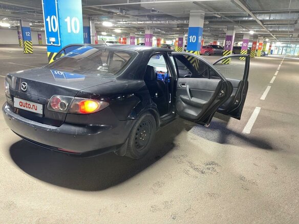 2005 Mazda 6 I (GG) Рестайлинг, чёрный, 350000 рублей - вид 4